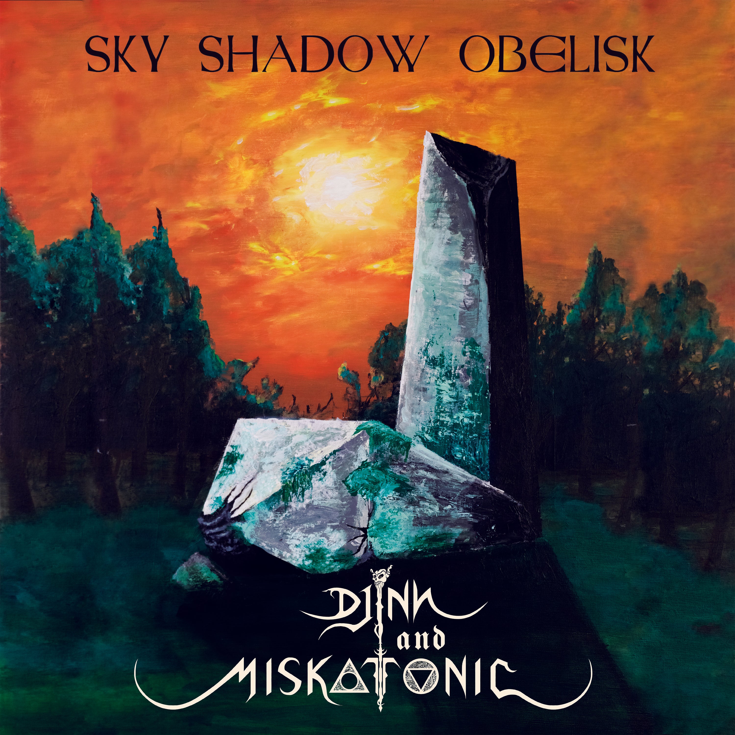 Sky Shadow Obelisk & Djinn and Miskatonic - Sky Shadow Obelisk / Djinn And Miskatonic (LP)